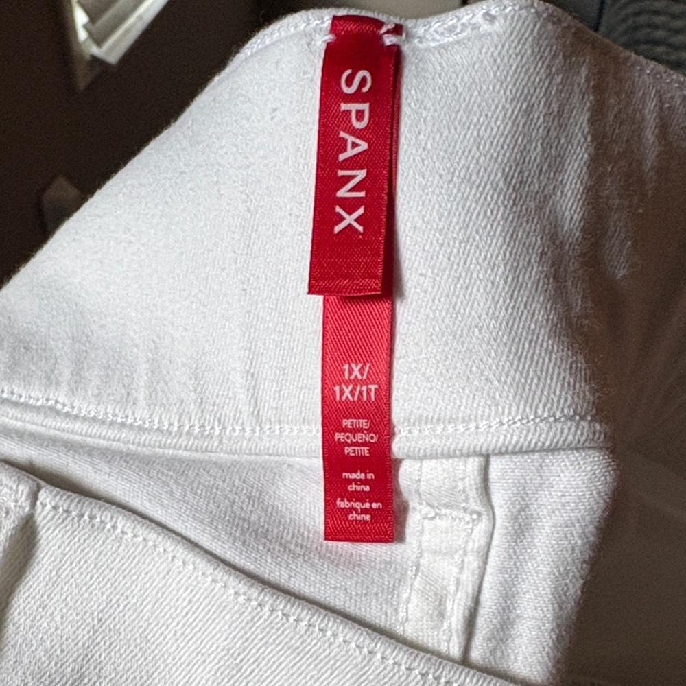 Spanx white perfect pants size 1x petite - Picture 2 of 4